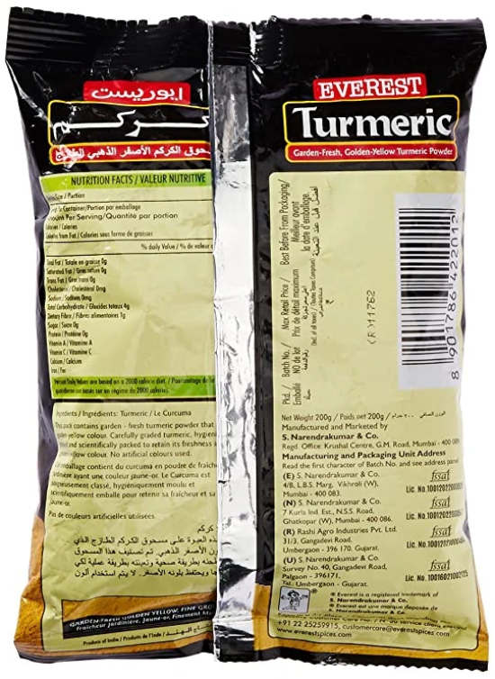 Everest Turmeric Powder 200g-Everest Turmeric Powder, 200g