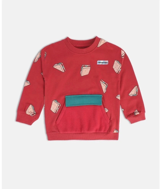 MINI KLUB Red Cotton Boys Sweatshirt ( Pack of 1 ) - None