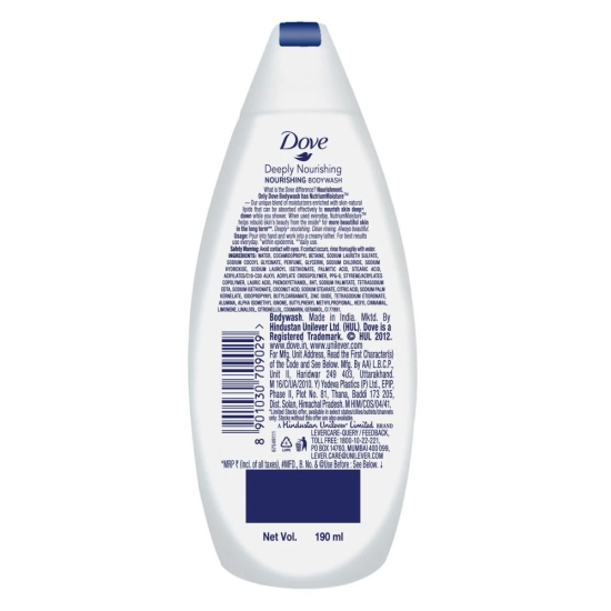 Dove Deeply Nourishing Body Wash, 190 Ml