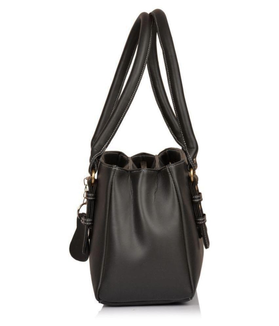 Fostelo - Black  PU Shoulder Bag - Black