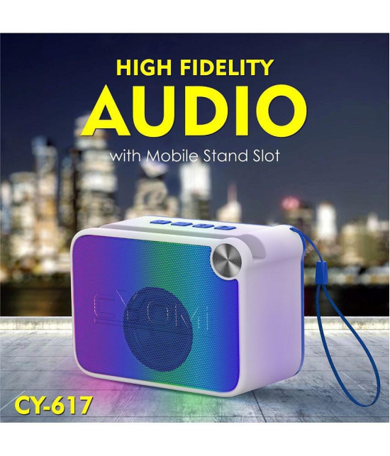 CYOMI CY_617 5 W Bluetooth Speaker Bluetooth V 5.1 with USB,SD card Slot Playback Time 6 hrs Assorted - Assorted