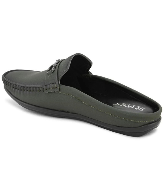 Sir Corbett Olive Mens Slip on - 9