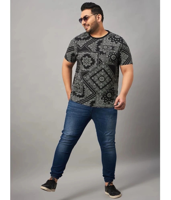 AUSTIVO Cotton Blend Regular Fit Printed Half Sleeves Mens T-Shirt - Multicolor ( Pack of 1 ) - None