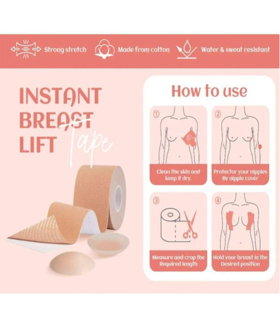 Breast Shaper & Lifter, Breathable Breast Support Boobtape - None