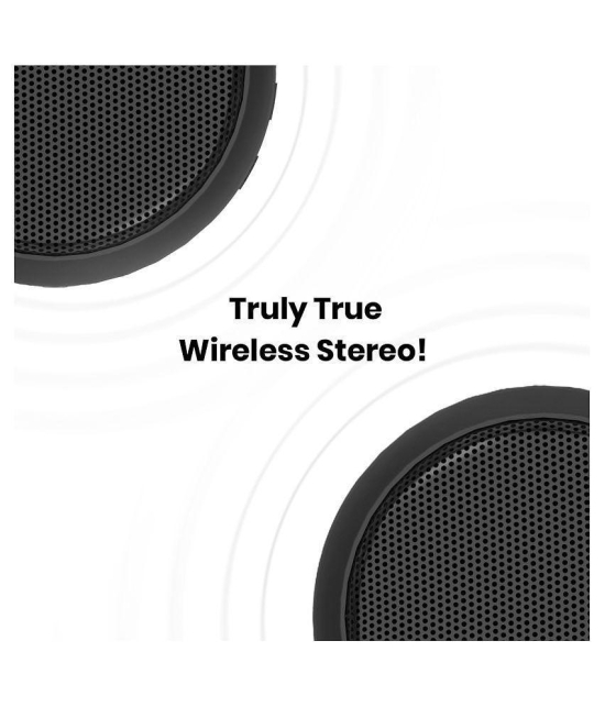 Portronics Sound Drum 1:10W TWS Portable Bluetooth Speaker ,Black (POR 1288) - Black