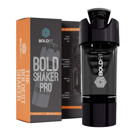 Boldfit Pro Cyclone Shaker 500ml-Orange