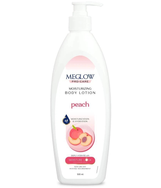 Meglow Pro-Care Moisturizing Lotion Enriched with Peach Ext. For All Skin Type 500 ml