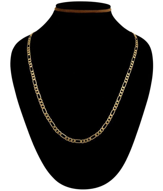 FASHION FRILL - Gold Plated Chain ( Pack of 1 ) - Golden