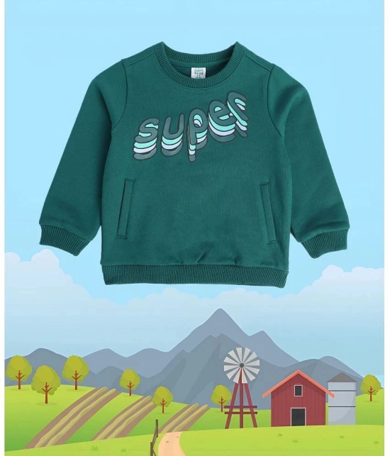 MINI KLUB Green Cotton Boys Sweatshirt ( Pack of 1 ) - None