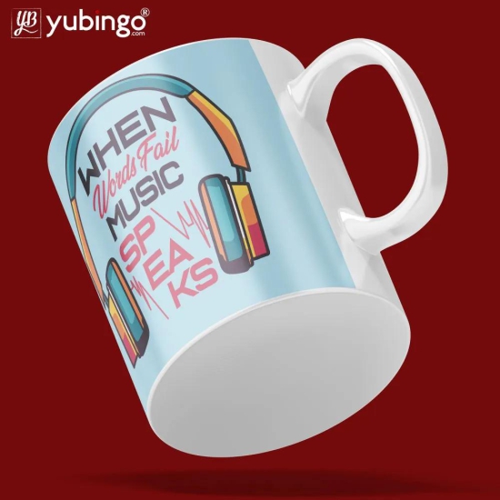 Music Speaks Coffee Mug