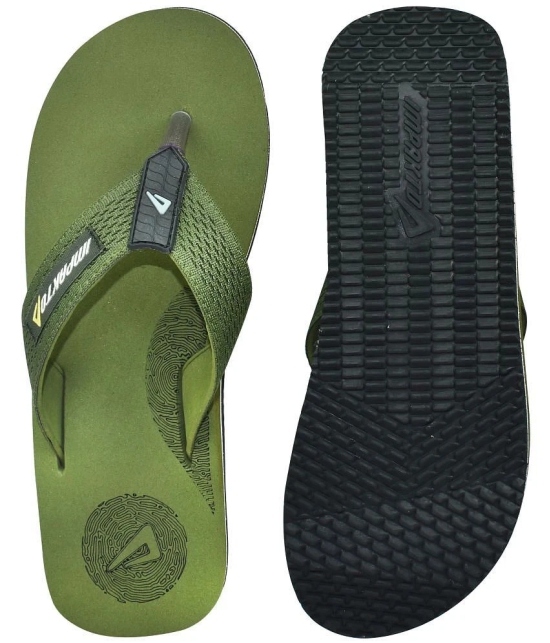 Ajanta - Green Mens Thong Flip Flop - None