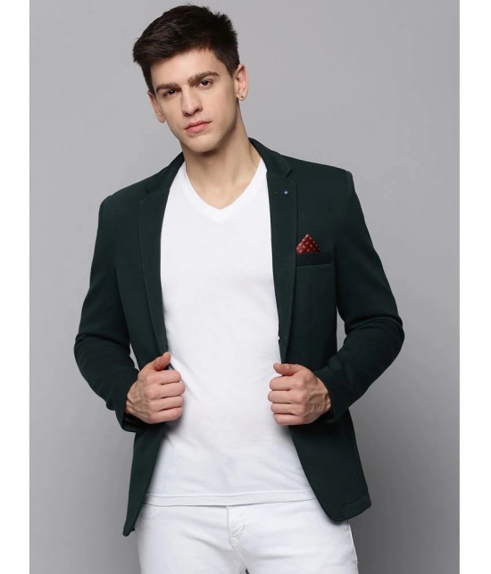 Showoff Cotton Blend Mens Blazer - Green ( Pack of 1 ) - None