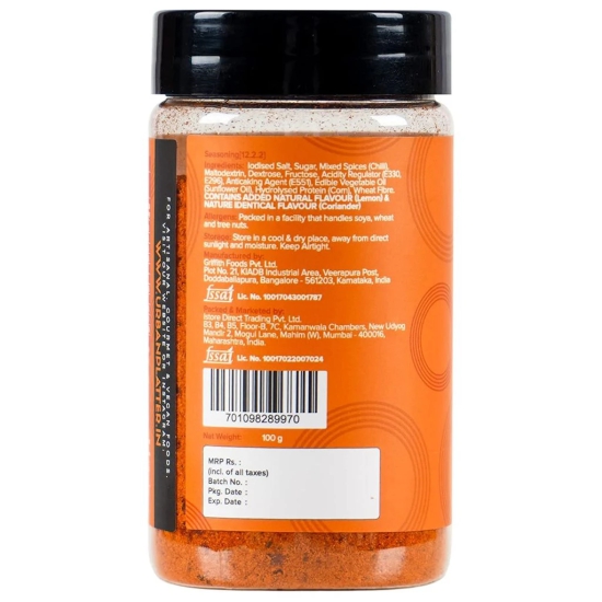 Urban Platter Jain Peri Peri seasoning, 100g (Sprinkle on fries/chips/popcorn, No MSG, Good for Pastas & Pizzas)