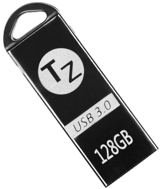 T ZED - 128GB Pendrive Pen Drive ( 128GB ) - Black