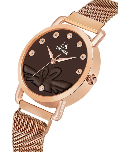 Septem Rose Gold Metal Analog Mens Watch