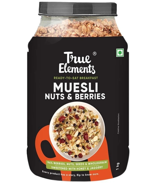 True Elements Crunchy Nuts & Berries Muesli 1 kg