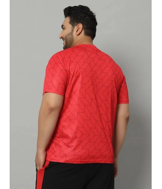 AUSTIVO Red Polyester Regular Fit Mens Sports T-Shirt ( Pack of 1 ) - None