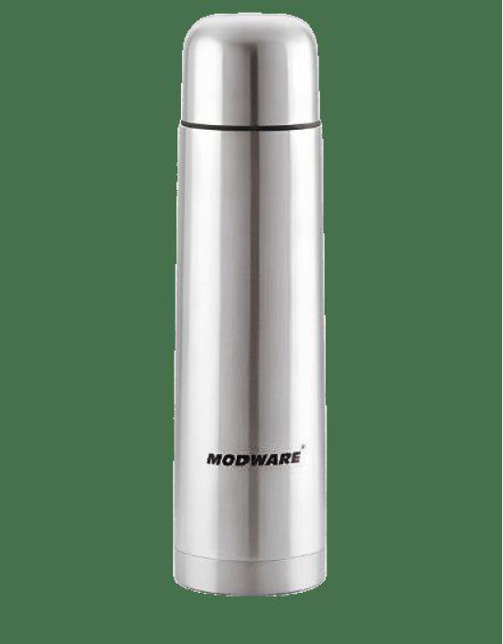 Modware Bullet Vaccum Flask 500 ml Bottle (silver steel)