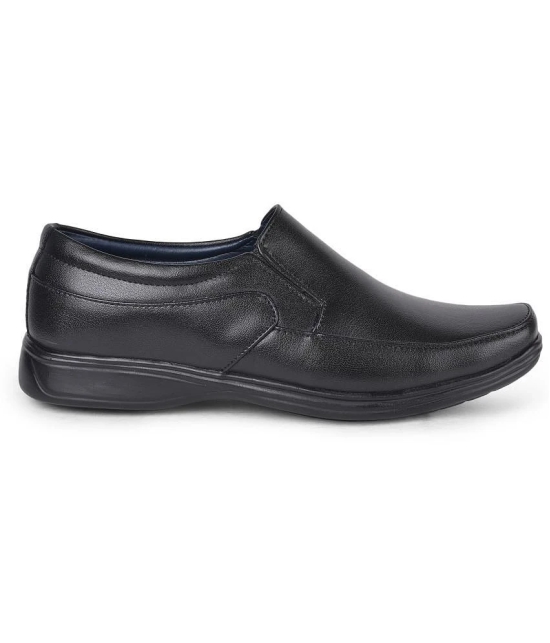 Aqualite Black Mens Slip On Formal Shoes - None