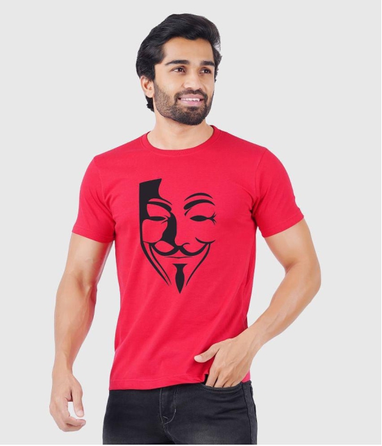 ferocious - Red Cotton Regular Fit Men's T-Shirt ( Pack of 1 ) - None