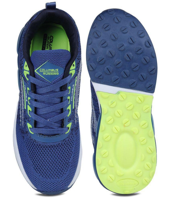 Columbus - SHOOT Sports Shoes Blue Men's Sports Running Shoes - None