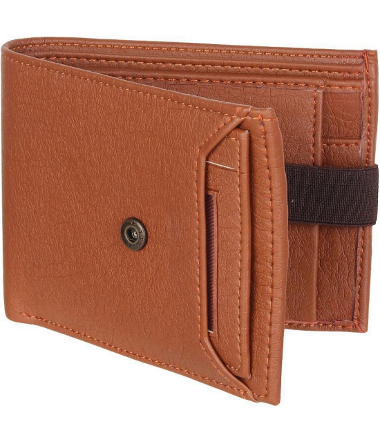 samtroh - PU Brown Men's Regular Wallet ( Pack of 1 ) - Brown