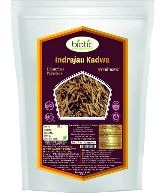 Biotic Indrajau Kadwa seeds  / Indrajav Seeds / Indra Jau Kadwa 200 gm