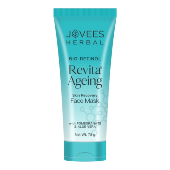 Jovees Bio-Retinol Revita Ageing Face Mask | Reduces Signs of Ageing | Removes Impurities | Reduces Wrinkles & Fine Lines | Radiant Looking Skin 75g