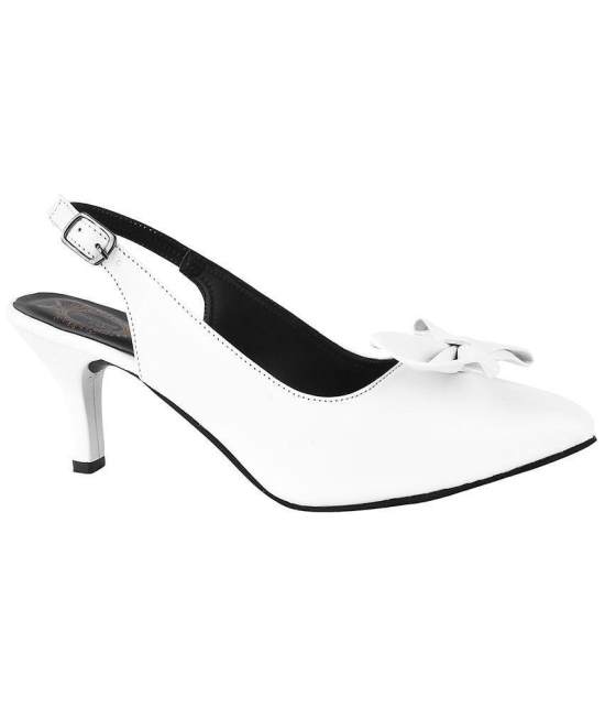 Shoetopia White Women''s Sandal Heels - None