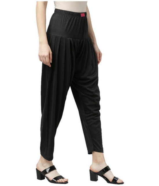 Jcss Black Viscose Patiala - Single - XXL