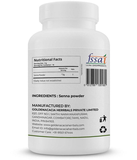 GOLDENACACIA HERRBALS Cassiac Anguslifolia 50gm Powder 50 gm