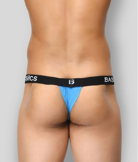 BASIICS By La Intimo - Multicolor Cotton Mens Thongs ( Pack of 2 ) - L