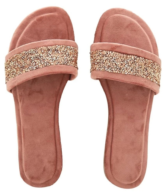 Apratim PeachPuff Flats - None