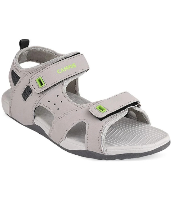 Campus - Gray Mens Floater Sandals - None