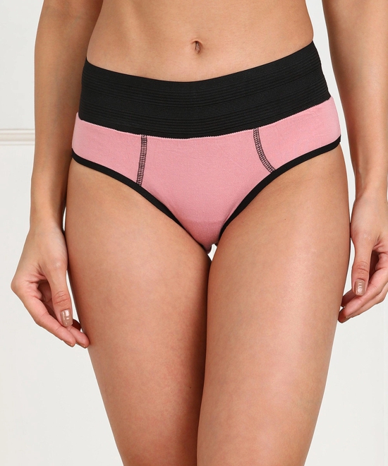 Young Trendz Women High Waist Hipster Pink Panty-XS / Pink