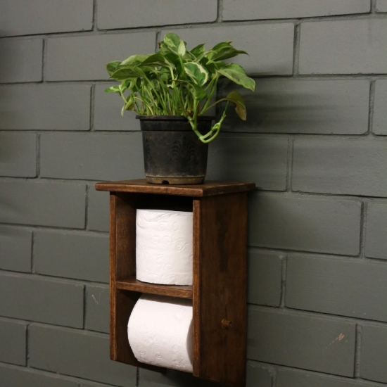 Bathroom Tissue Holder (Wall Unit)