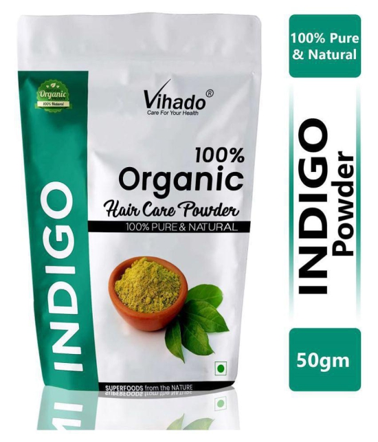 Vihado Natural Indigo Leaf Powder Hair Scalp Treatment 50 g