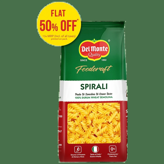 Food Craft Durum Wheat Pasta - Fusilli, 500 G