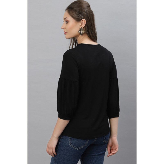 Mode By RedTape Women Black Solid Top