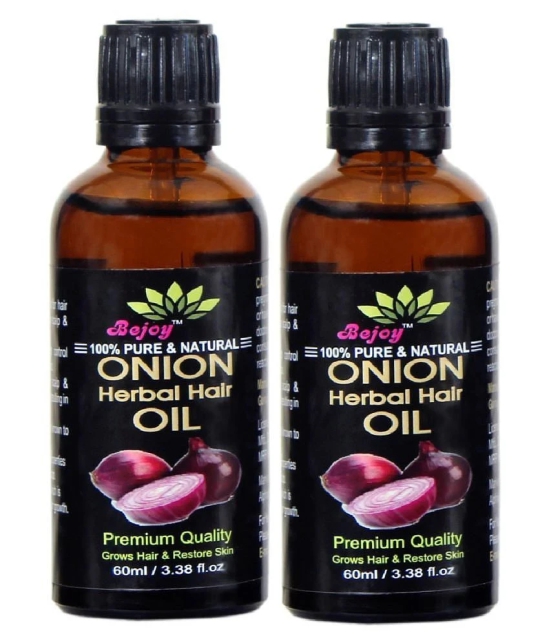 BEJOY Organic ONION Oil-  For Hair Treatment Argan Oil 120 mL Pack of 2