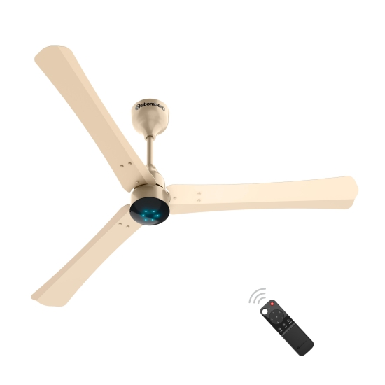 Atomberg Renesa+ 1200 mm BLDC Motor with Remote 3 Blade Ceiling Fan (Metallic Gold, Pack of 1)