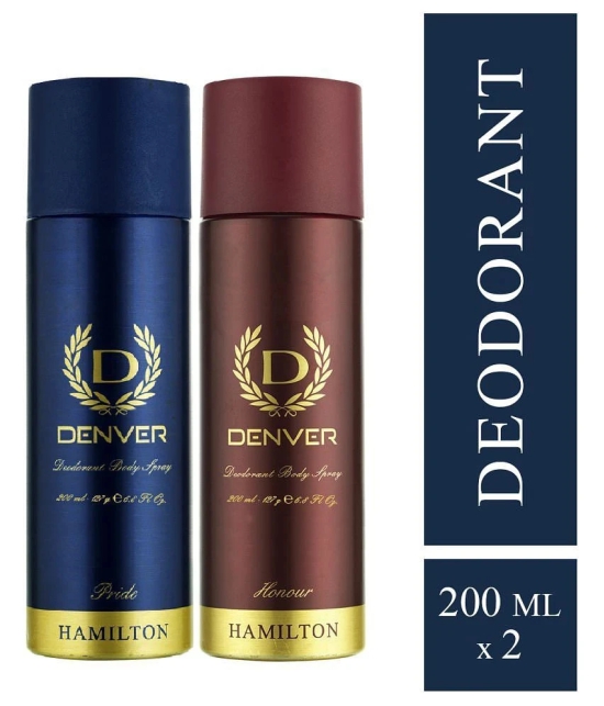 Denver Pride Deo & Honour Deo - 200ML Each (Combo Pack of 2)