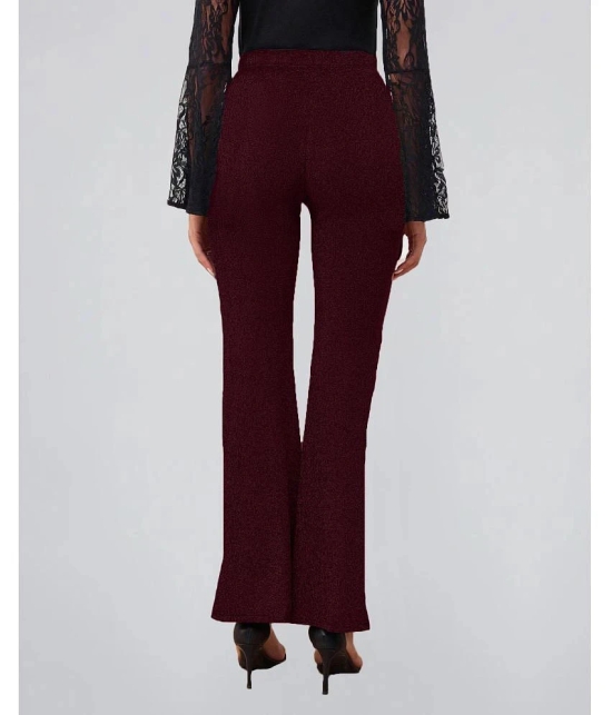 Addyvero Maroon Solid Pant Top Set - None