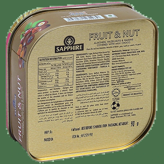 Sapphire Fruit & Nut, 90 Gm