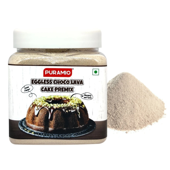 Puramio Eggless Choco Lava Cake Premix, 700 gm