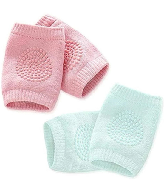 NAMRA Multicolor Cotton Baby Knee Pad ( Pair of 2 )