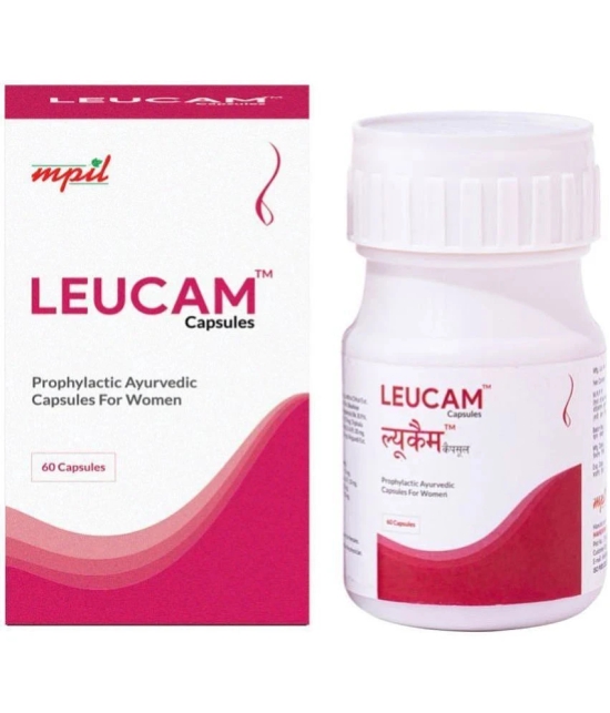 Mpil Wellness Leucam Capsule For PCOD & PCOSAyurvedic Supplement For Women60 Cap15 Days