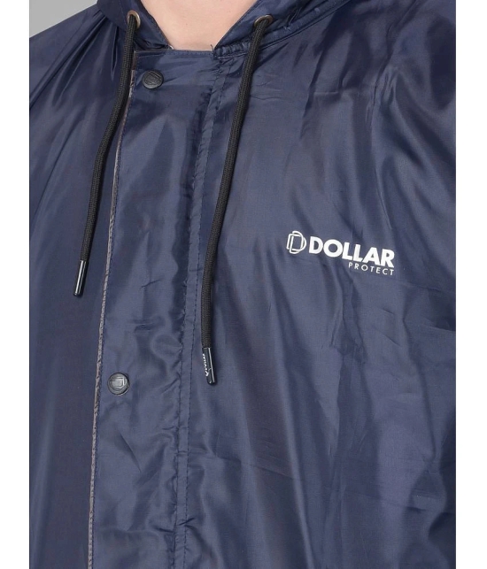 Dollar Blue Polyester Mens Rain Suit ( Pack of 1 ) - L