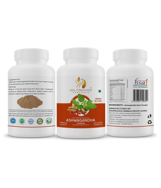 GOLDENACACIA HERRBALS Ashwagandha Powder 150g Powder 1 gm