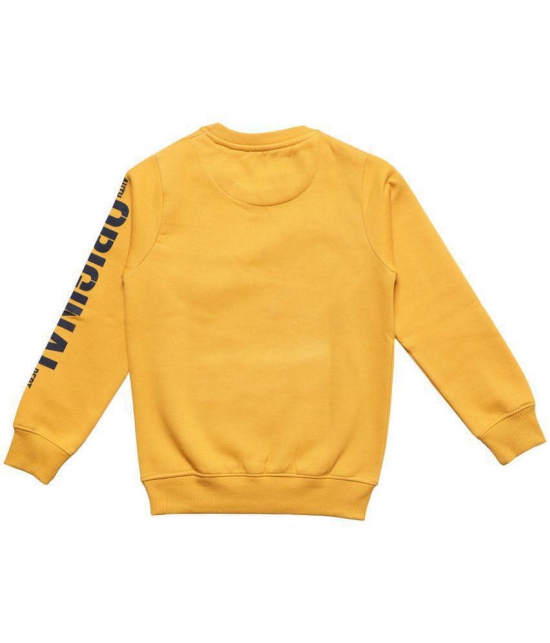 NEUVIN Yellow Fleece Boy''s Pullover Sweaters ( Pack of 1 ) - None